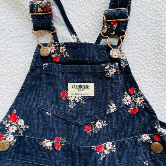 Floral Oshkosh overalls - Picture 2 of 5